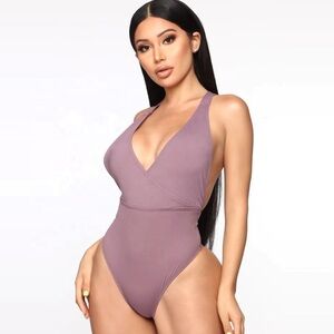 Fashion Nova Keep It Lowkey Swimsuit, Size S, NWT